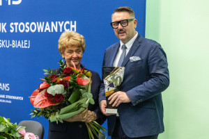 Szarlota Binda - dyr Generalna ANSBB i Jarosław Klimaszewski - Prezydent Miasta Bielska-Białej