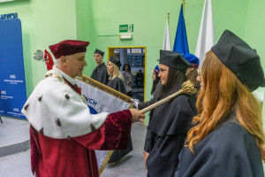 Immatrykulacja studentów przez dr hab. inż. Jacka Bindę, prof. ANSBB - Rektora ANSBB
